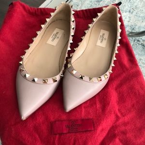 Authentic Valentino Rockstud Flats